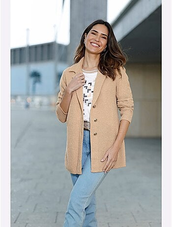 Gilet Fil Argenté Brillant Couleur Argenté - Taille Standard - Moda Vilona
