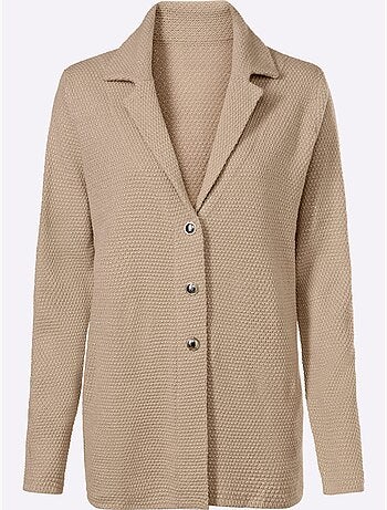 Gilet Fil Argenté Brillant Couleur Argenté - Taille Standard - Moda Vilona