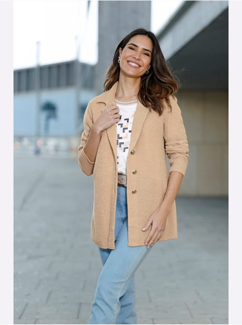Gilet Fil Argenté Brillant Couleur Argenté - Taille Standard - Moda Vilona - Kiabi Gilet Fil Argenté Brillant Couleur Argenté - Taille Standard - Moda Vilona - Kiabi