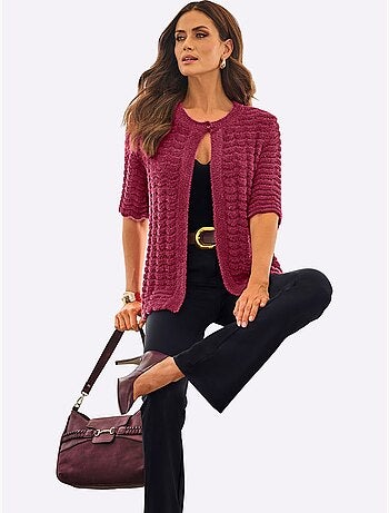 Gilet Fil Avec Paillettes Incrustées - Taille Standard - Helline