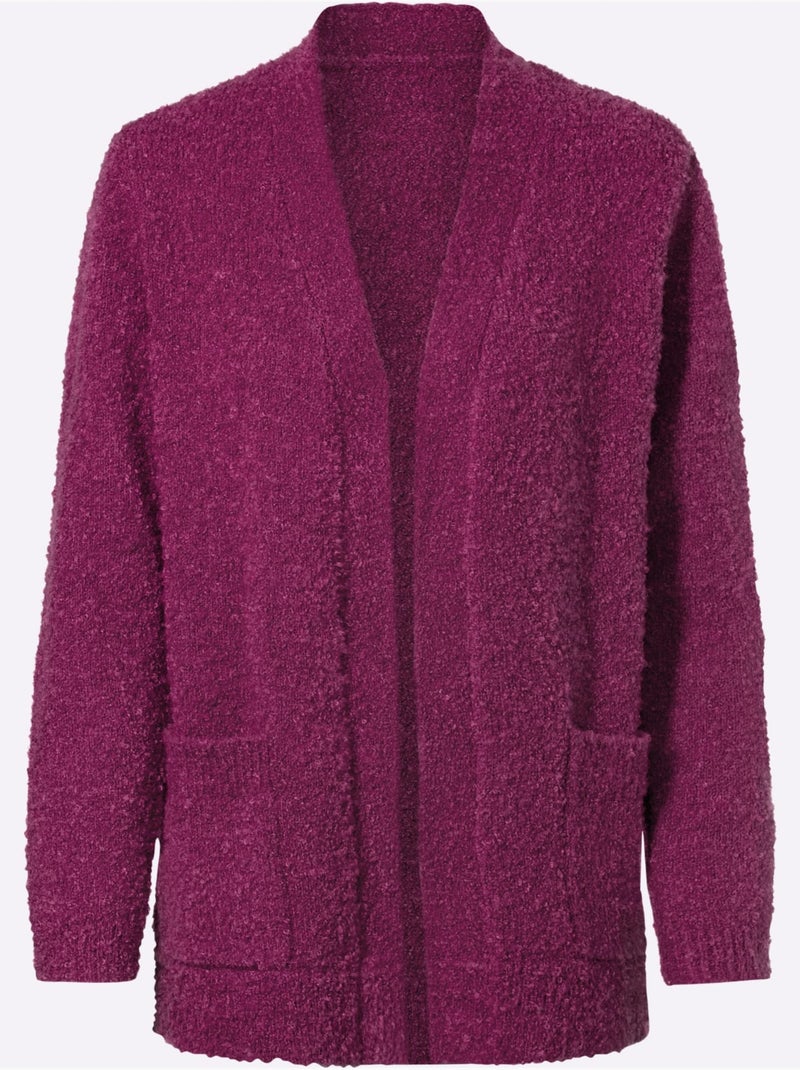 Gilet Fil Bouclé - Taille Standard - Witt Bruyère/Menthe - Kiabi