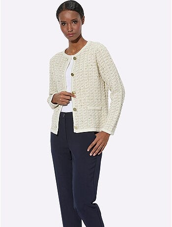 Gilet Fil Brillant Couleur Or - Taille Standard - Helline