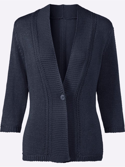 Gilet fil fantaisie facile d'entretien - taille standard - witt - Kiabi Gilet fil fantaisie facile d'entretien - taille standard - witt - Kiabi