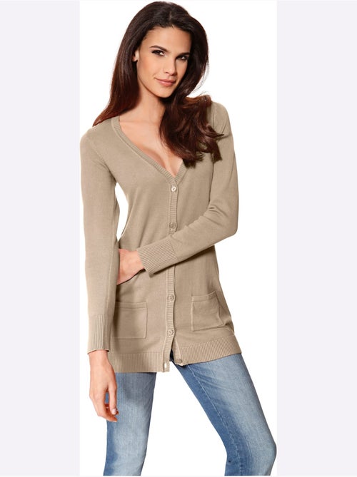 Gilet Fin Basique Incontournable, Détails Côtelés Tendance - Taille Standard - Helline - Kiabi