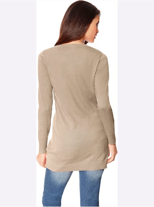 Gilet Fin Basique Incontournable, Détails Côtelés Tendance - Taille Standard - Helline - Kiabi