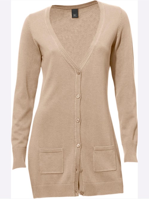Gilet Fin Basique Incontournable, Détails Côtelés Tendance - Taille Standard - Helline - Kiabi