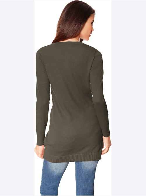 Gilet Fin Basique Incontournable, Détails Côtelés Tendance - Taille Standard - Helline - Kiabi