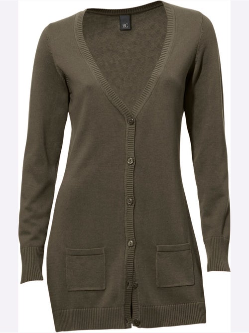 Gilet Fin Basique Incontournable, Détails Côtelés Tendance - Taille Standard - Helline - Kiabi