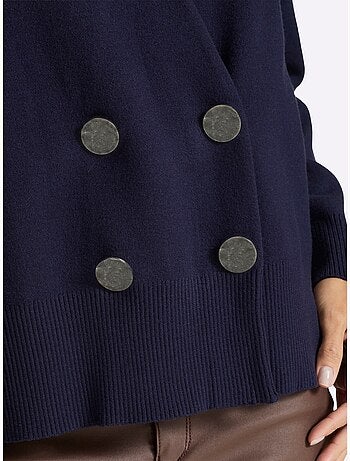 Gilet fin boutons décoratifs - taille standard - helline