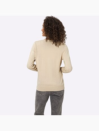 Gilet fin boutons imitation nacre - taille standard - helline