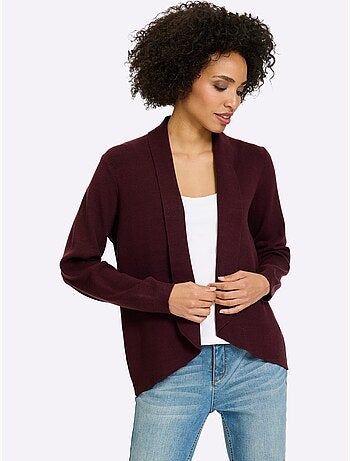 Gilet Fin Col Châle Mode - Taille Standard - Helline