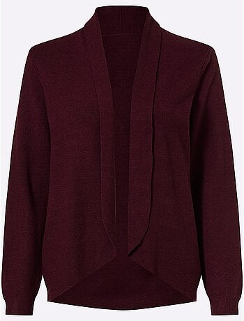 Gilet Fin Col Châle Mode - Taille Standard - Helline