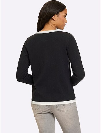 Gilet Fin Finitions Contrastées - Taille Standard - Helline