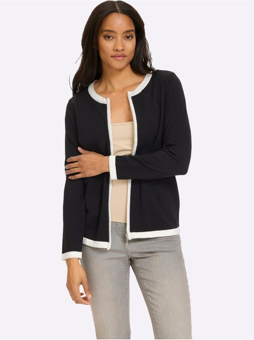 Gilet Fin Finitions Contrastées - Taille Standard - Helline - Kiabi