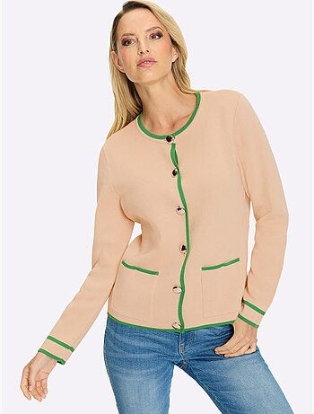 Gilet Fin Finitions Contrastées - Taille Standard - Helline