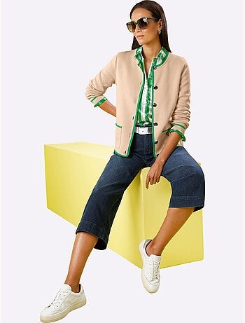Gilet Fin Finitions Contrastées - Taille Standard - Helline