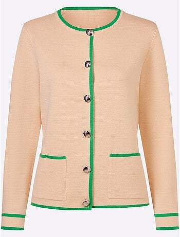 Gilet Fin Finitions Contrastées - Taille Standard - Helline