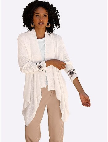 Gilet fin imprimé plaqué au dos - taille standard - helline