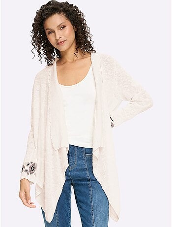 Gilet fin imprimé plaqué au dos - taille standard - helline