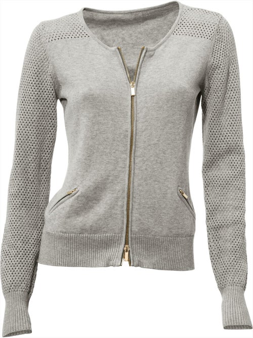 Gilet Fin Motif Tricot Ajouré Tendance - Taille Standard - helline - Kiabi