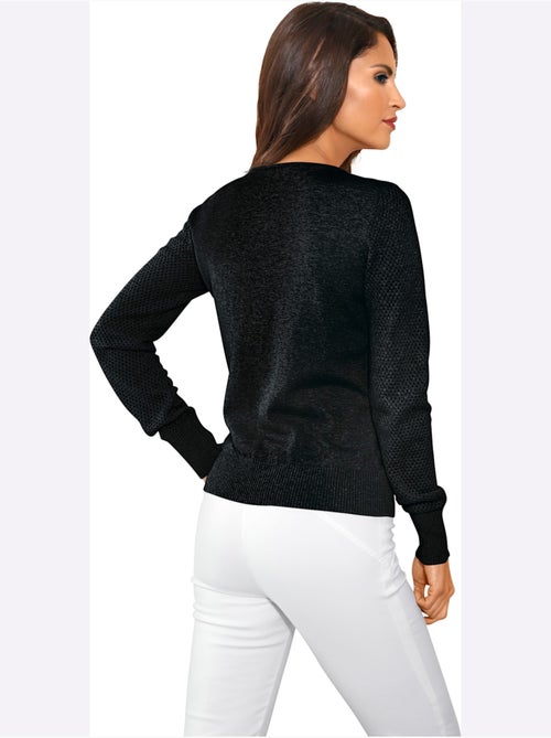 Gilet Fin Motif Tricot Ajouré Tendance - Taille Standard - helline - Kiabi