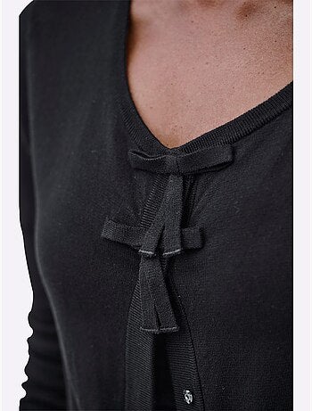 Gilet Fin Nœuds Fantaisie Féminins - Taille Standard - Helline