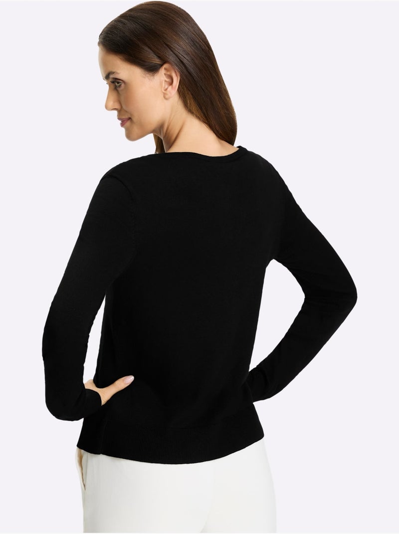 Gilet Fin Nœuds Fantaisie Féminins - Taille Standard - Helline Noir - Kiabi