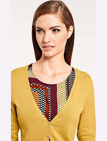 Gilet Fin Style Cardigan - Taille Standard - Helline