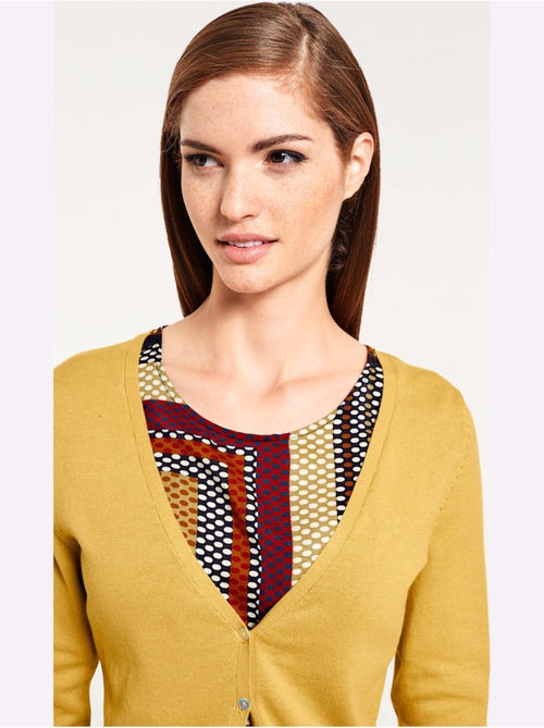 Gilet Fin Style Cardigan - Taille Standard - helline - Kiabi