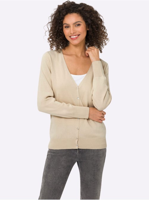Gilet Fin Style Cardigan - Taille Standard - Helline - Kiabi