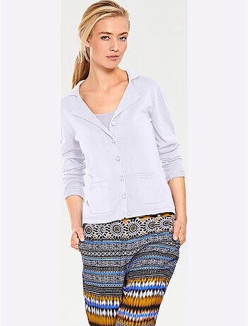 Gilet Fin Superbe Basique Avec Poches Plaquées - Taille Standard - helline