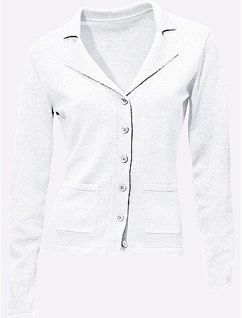 Gilet Fin Superbe Basique Avec Poches Plaquées - Taille Standard - helline