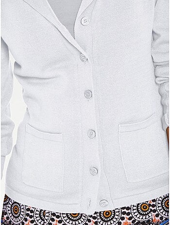 Gilet Fin Superbe Basique Avec Poches Plaquées - Taille Standard - helline