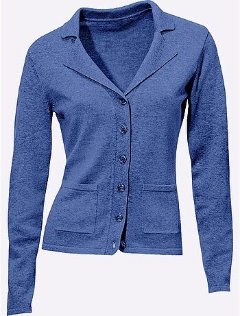 Gilet Fin Superbe Basique Avec Poches Plaquées - Taille Standard - helline