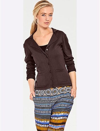 Gilet Fin Superbe Basique Avec Poches Plaquées - Taille Standard - helline