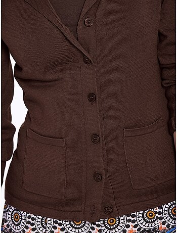 Gilet Fin Superbe Basique Avec Poches Plaquées - Taille Standard - helline