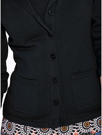 Gilet Fin Superbe Basique Avec Poches Plaquées - Taille Standard - helline