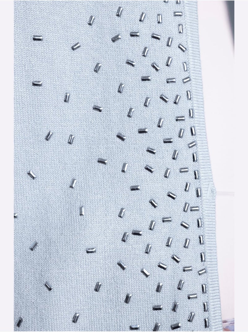 Gilet Fin Tricot Fin Et Doux - Taille Standard - helline Bleu clair - Kiabi