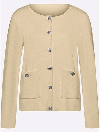 Gilet fin tricot milanais - taille standard - helline