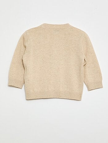 Gilet fine jauge col V