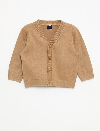 Gilet fine jauge col V