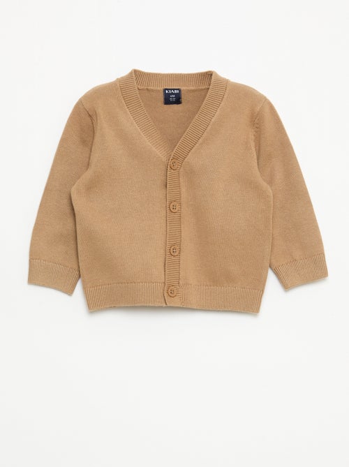 Gilet fine jauge col V - Kiabi