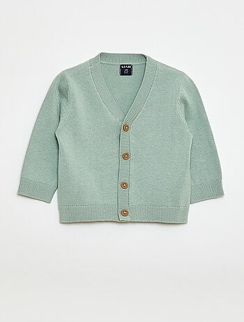 Gilet fine jauge col V