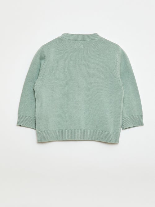 Gilet fine jauge col V - Kiabi