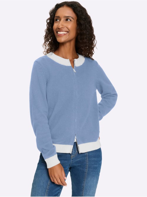 Gilet Finitions Contrastées - Taille Standard - Helline - Kiabi
