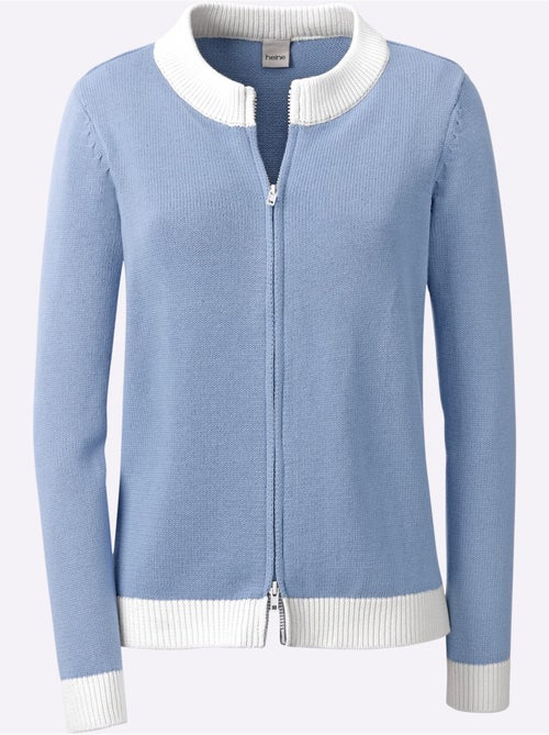 Gilet Finitions Contrastées - Taille Standard - Helline - Kiabi