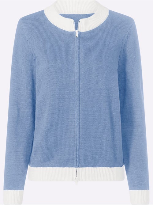 Gilet Finitions Contrastées - Taille Standard - Helline - Kiabi