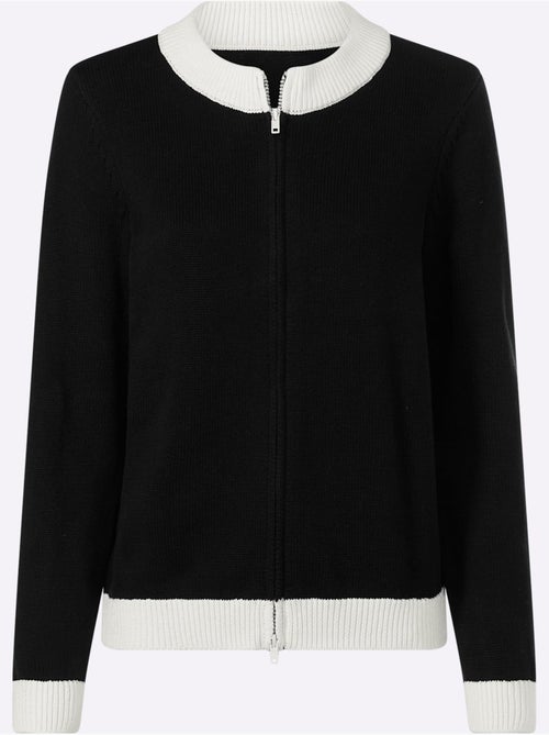 Gilet Finitions Contrastées - Taille Standard - helline - Kiabi