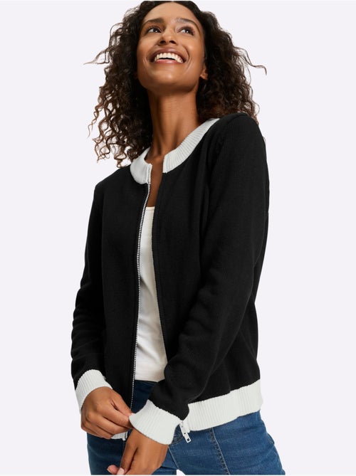 Gilet Finitions Contrastées - Taille Standard - helline - Kiabi