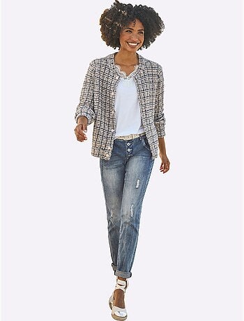 Gilet Forme Blouson Tendance - Taille Standard - Helline